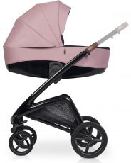Дитячий візочок 2 в 1 Riko XD Black Edition 03 Energy Pink